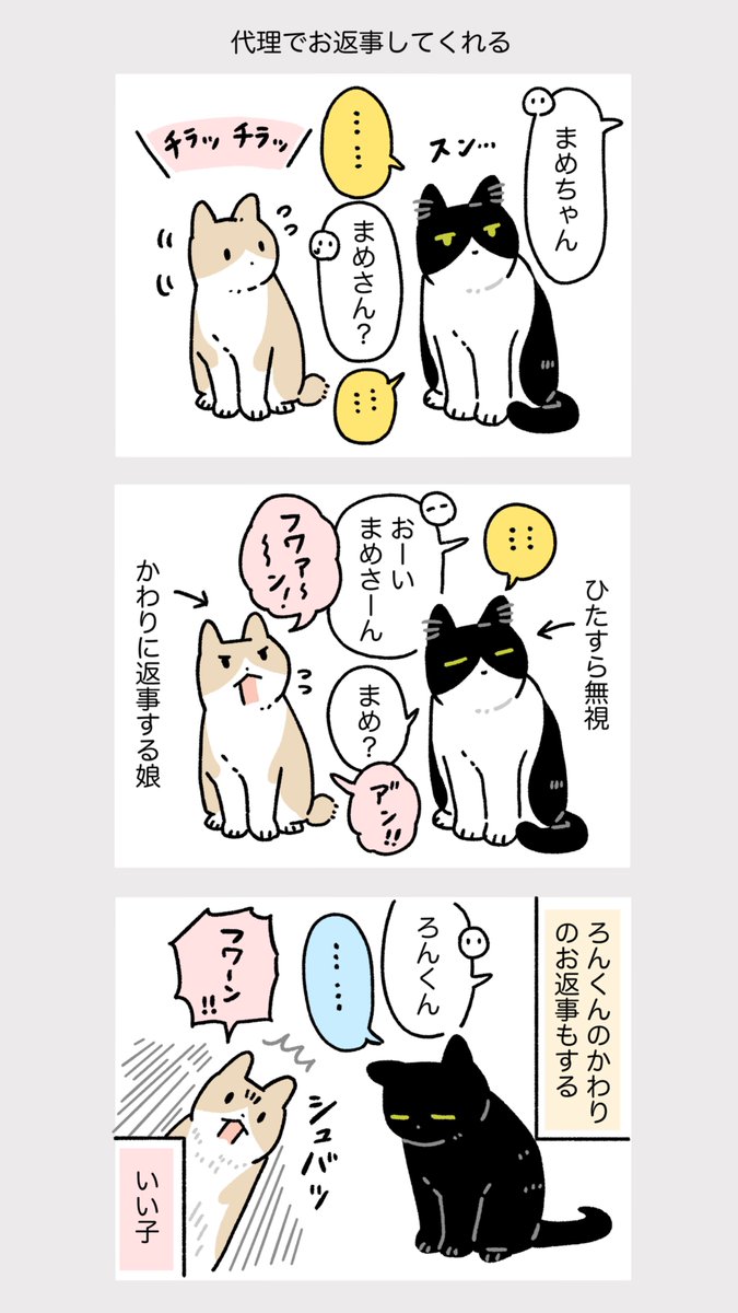 (2/9)実は気遣いやさんのみたらしさんと、実はマイペースなまめさん 