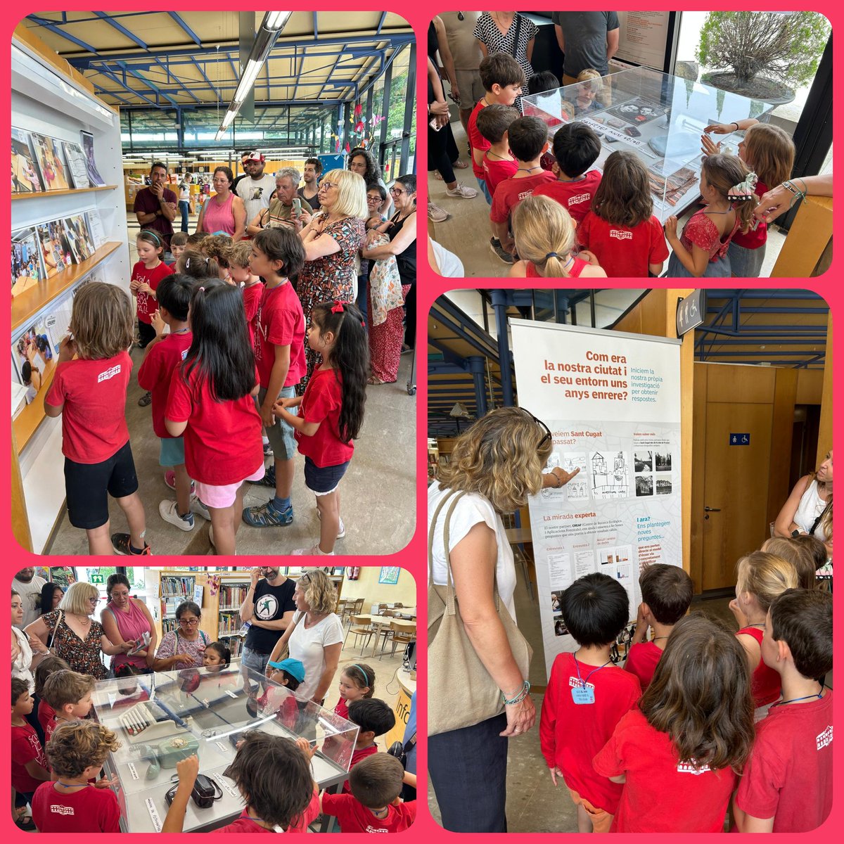 I ha arribat el dia... Infants de PRIMER  <a href="/somMaragall/">Tot@SomMaragall</a> i les seves famílies gaudeixen de l'exposició "Com era la nostra ciutat i el seu entorn uns anys enrere?" a la Biblioteca Gabriel Ferrater feta amb el suport dels experts del <a href="/CREAF_ecologia/">CREAF</a> de la UAB. Som <a href="/aliancesmagnet/">Aliances Magnet</a> .