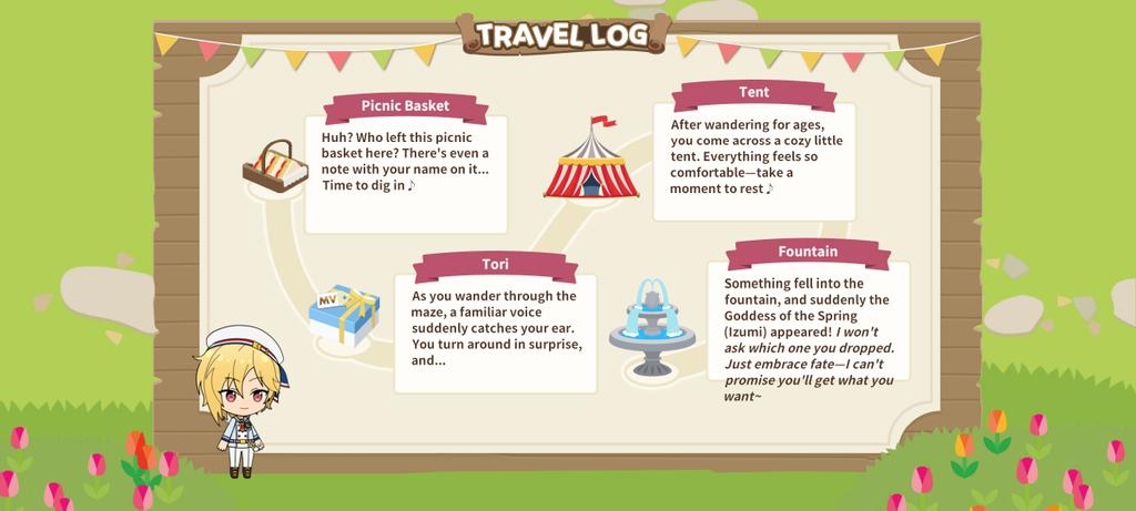 Open the hand-painted maze travel log, discover surprises from your idols, and relive the cherished memories you've shared—all in celebration of #Enstars3rdAnniversary!