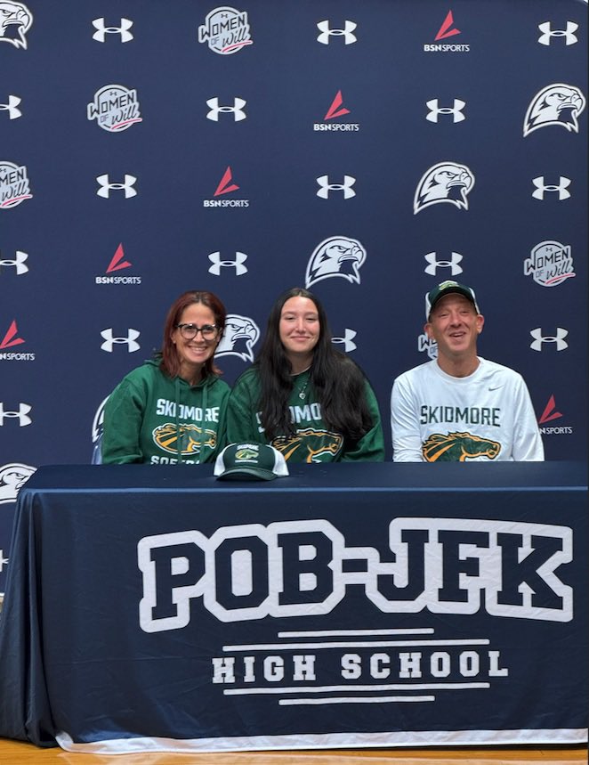 Rounding out this year’s incoming class — meet Piper Bockler!
From Old Bethpage, NY, Piper will wear #24 and join us in the circle as a member of our pitching staff.
We’re thrilled to welcome you to Skidmore, Piper! 🐎💚💛
#SkidmoreSoftball #GoTbreds