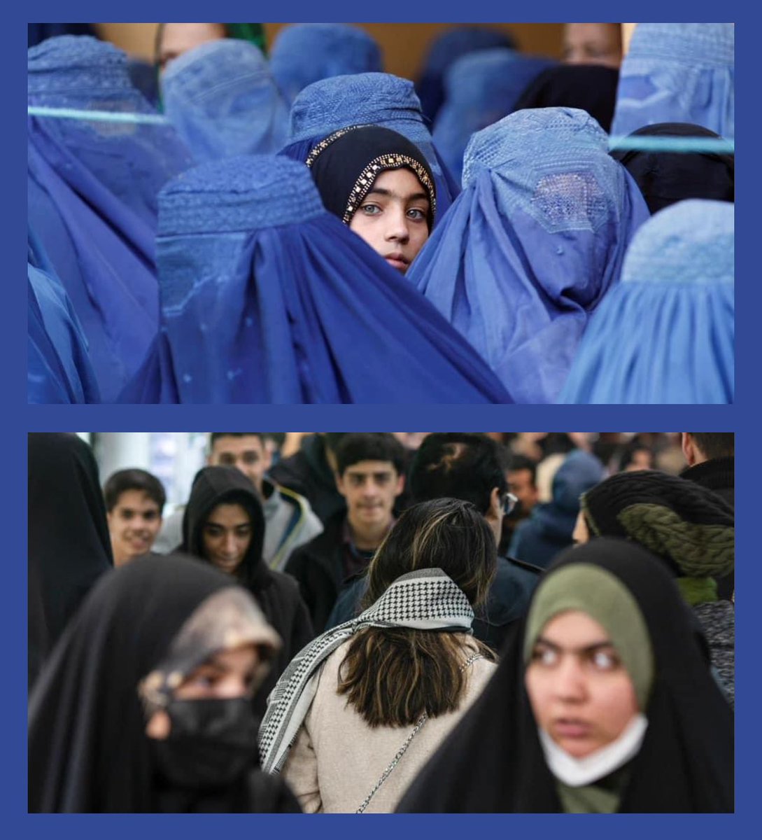 28 million women in Afghanistan and 44 million in Iran—together outnumbering Australia’s entire population—are being erased, brutalized, locked up, tortured, and forced into marriage.

As Malala said, “We cannot all succeed when half of us are held back.”