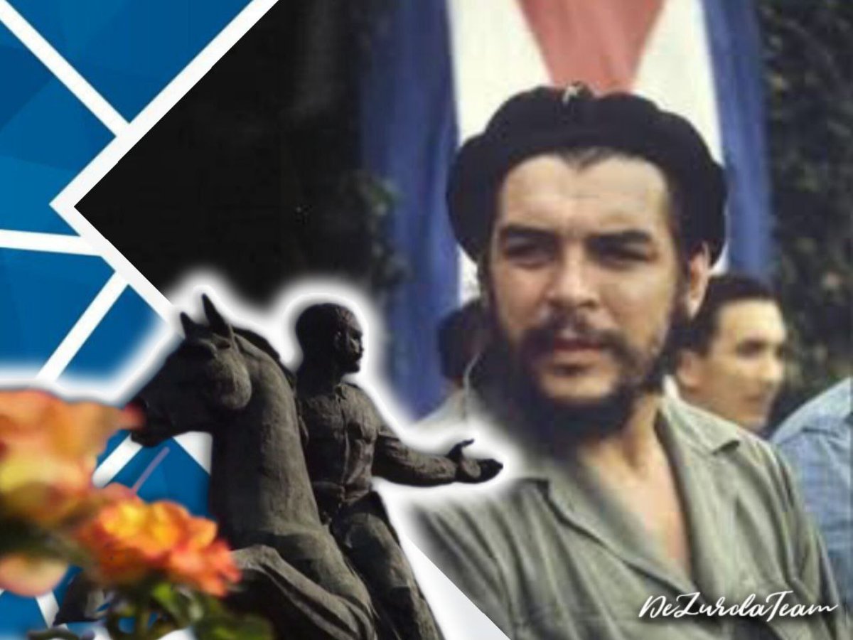RomanYelina's tweet photo. El Che nos motiva a no confiar en el imperialismo, Maceo nos indica la maldad yanqui, hasta el punto de pelear junto a los españoles antes que anexar #Cuba a EEUU.  #MaceoYCheViven #CubaPorLaVida https://t.co/FdTFqVprLq