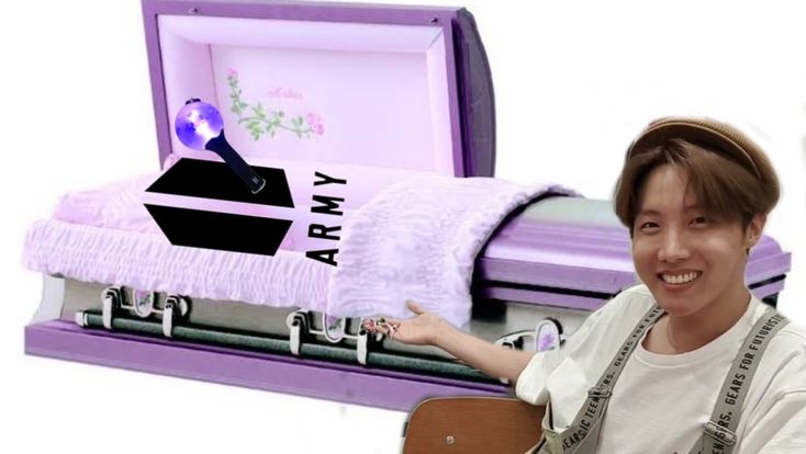 Las moradas para el último concierto de Hoseok
