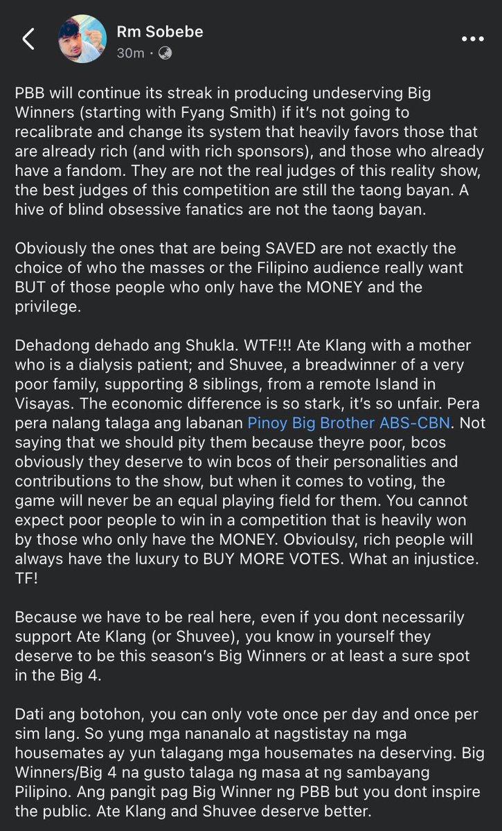 RmSobebe's tweet image. JUSTICE FOR KLARISSE DE GUZMAN AND SHUVEE ETRATA! AND IM BEING SERIOUS RIGHT NOW!!! 

#PBBCollab6thDuoEviction