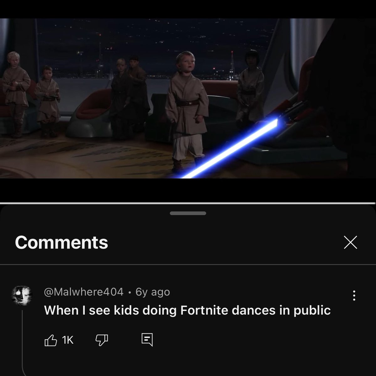 The Fortnite hate boner from like 2018 is so funny because you get comments like this