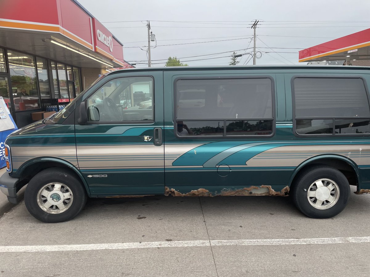 Big Sexy Green Van headed back to Bemidji. 30th Anniversary of the HOLYMAN!! There can only be one.