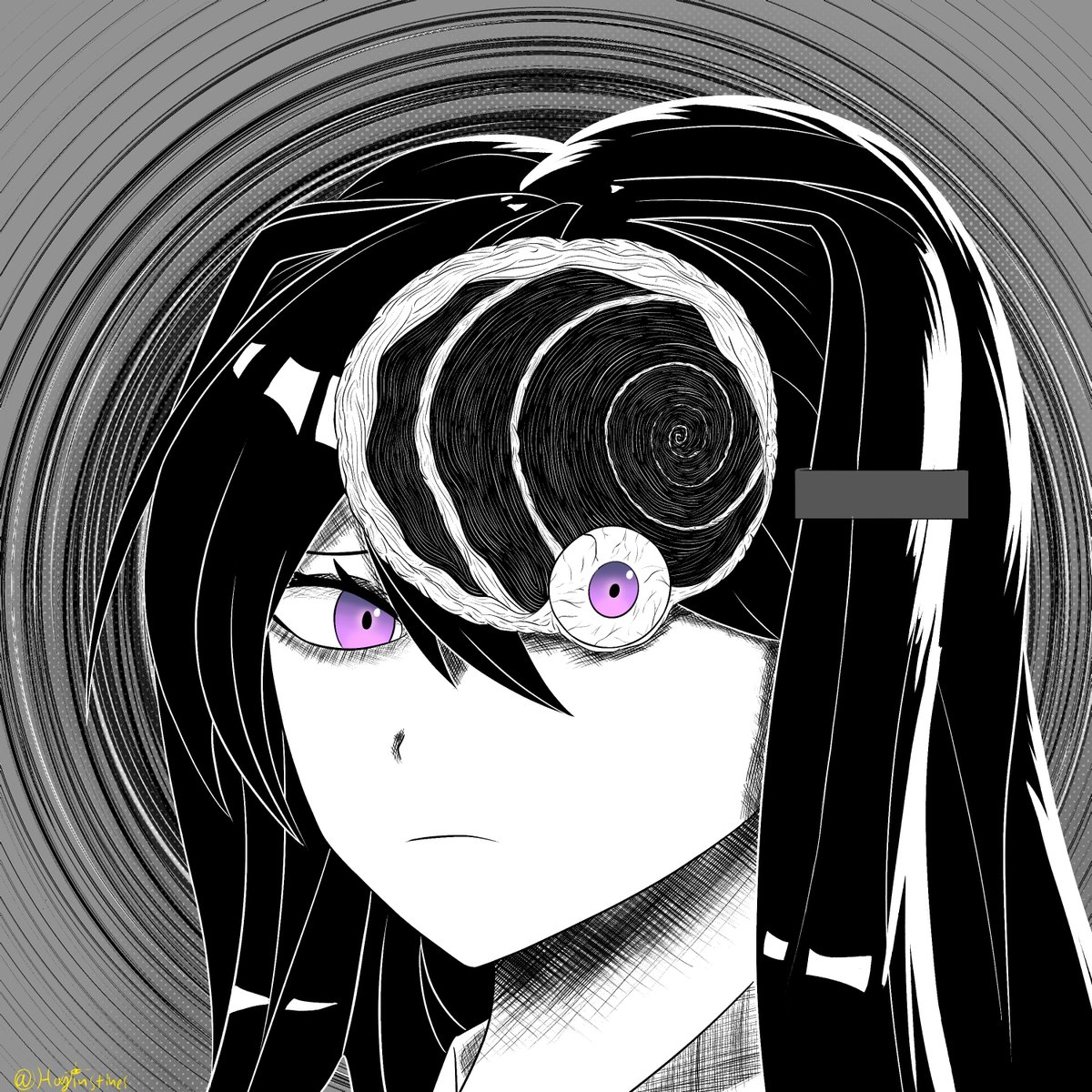 HoginStines's tweet image. Yuri inspired by Uzumaki
#junjiito #ddlc #dokidokiliteratureclub #ddlcyuri #ddlcfanart #fanart #HorrorArt