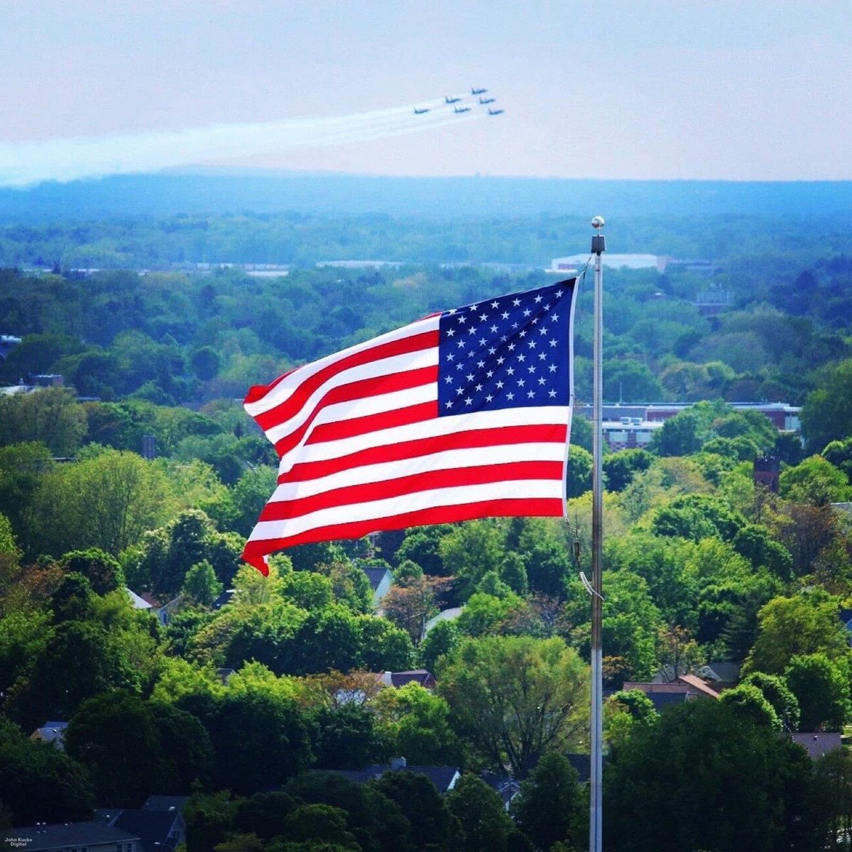 Happy #FlagDay:  First image here is from last week when a group of motorcycle enthusiasts rode from Buffalo area to Livingston County Veterans Monument near Mount Morris, NY to bring a donation.   God Bless America!
