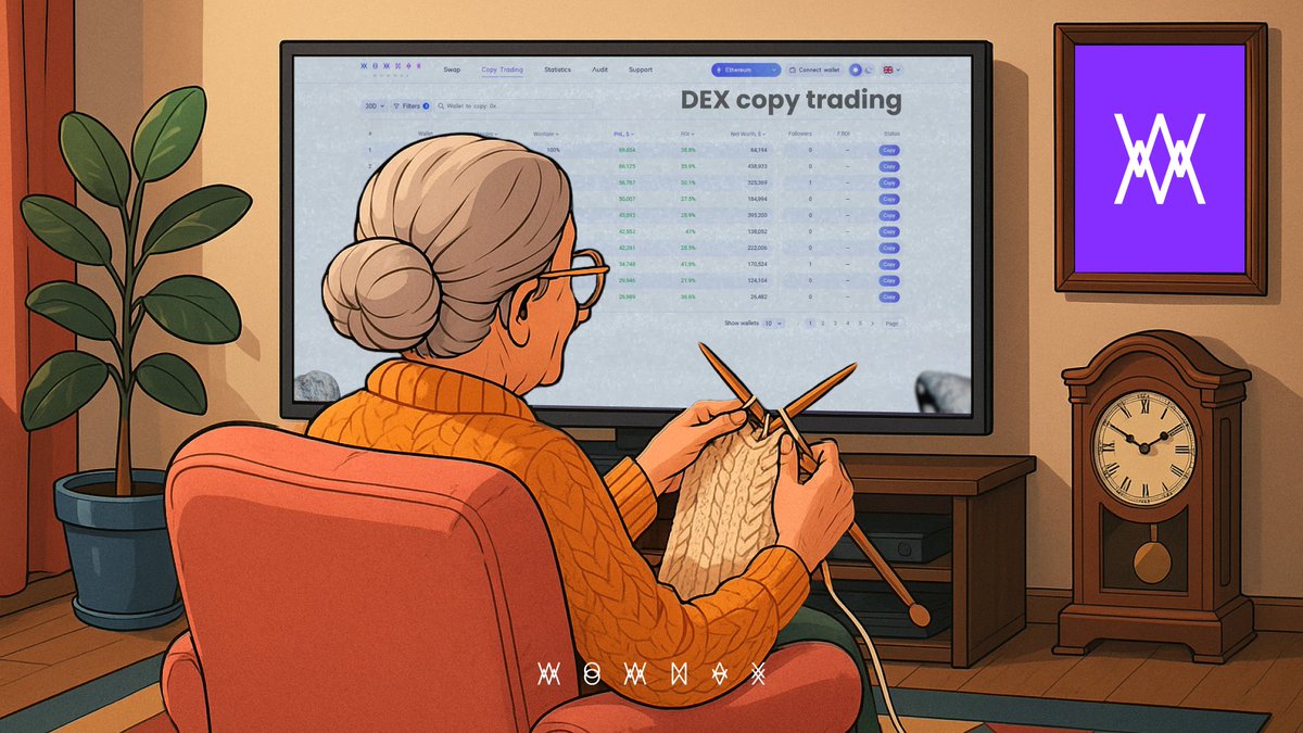 👵 My grandma just asked if “this trader guy” can make more so she can buy a new tea set.

She’s not trading. She’s copytrading. Only on WOWMAX.

Try it now:

👉 app.wowmax.exchange

Need an invitation code for WOWMAX copy-trading?

👉 t.me/dexcopytrading