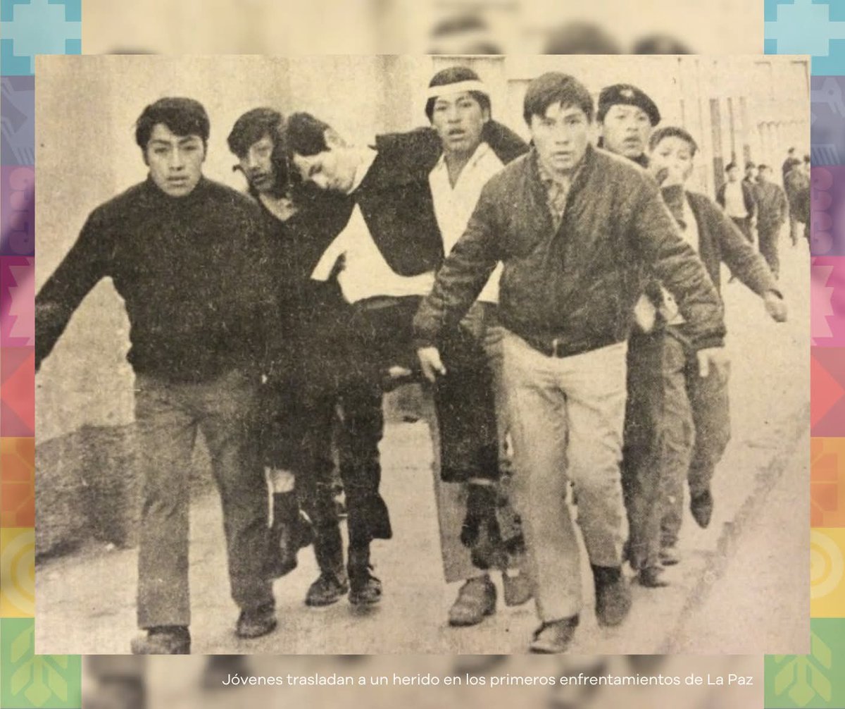 𝐆𝐎𝐋𝐏𝐄 𝐃𝐄 𝐄𝐒𝐓𝐀𝐃𝐎 𝐃𝐄 𝐁𝐀𝐍𝐙𝐄𝐑 𝐒𝐔𝐀́𝐑𝐄𝐙 𝐄𝐍 𝟏𝟗𝟕𝟏
𝐌𝐮𝐞𝐫𝐭𝐞, 𝐞𝐱𝐢𝐥𝐢𝐨, 𝐜𝐚́𝐫𝐜𝐞𝐥 𝐲  𝐜𝐞𝐧𝐬𝐮𝐫𝐚
facebook.com/share/198U7EB9…
#200dias #Bolivia #Bicentenario #200añosdelibertad #200AñosDeHistoria