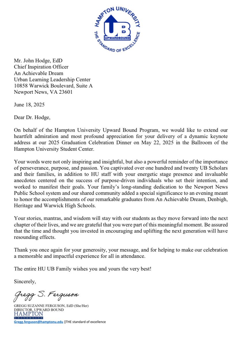 Dr. John W. Hodge (My views are my own). (@drjhodge1906) on Twitter photo At A&T, my Department Chair was a 1962 graduate of Clark College (now Clark University). His name was Dr. Jimmy L. Williams. He instilled in us the importance of HBCUs working together. That’s why I was so happy to work with <a href="/_HamptonU/">Hampton University</a> as a grad of <a href="/ncatsuaggies/">North Carolina A&T</a>. Thanks for At A&T, my Department Chair was a 1962 graduate of Clark College (now Clark University). His name was Dr. Jimmy L. Williams. He instilled in us the importance of HBCUs working together. That’s why I was so happy to work with <a href="/_HamptonU/">Hampton University</a> as a grad of <a href="/ncatsuaggies/">North Carolina A&T</a>. Thanks for