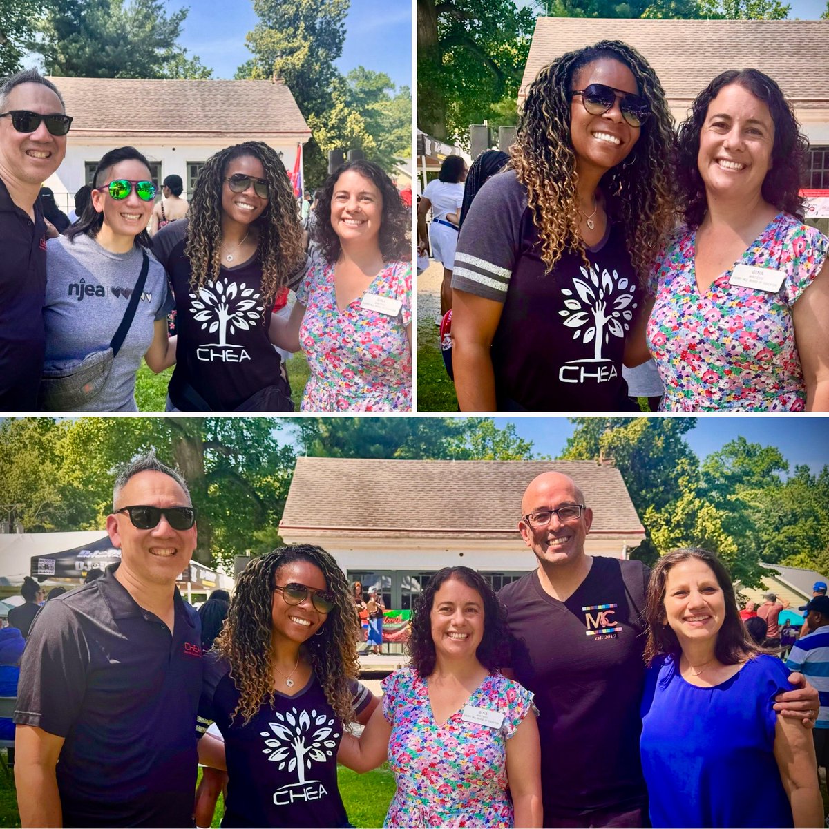 CH BOE &amp; CHEA Presidents past &amp; present at today’s Cherry Hill Juneteenth Parade &amp; Festival
