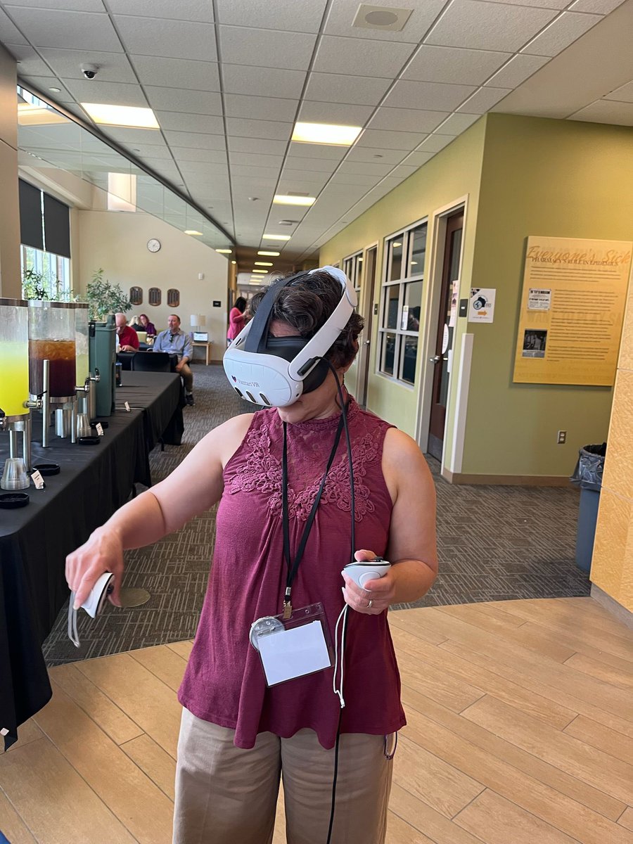 VantariVr's tweet photo. Loving @IFSER 2025!
@TheARDMS @MetaQuestVR @Meta
#vr #healthcare #medtech #healthtech #digitalhealth #training #education #medicine #mixedreality #innovation #simulation #workshop #virtualreality #sonography #conference #ifser #imaging #ultrasound https://t.co/XuKOlyOWtJ