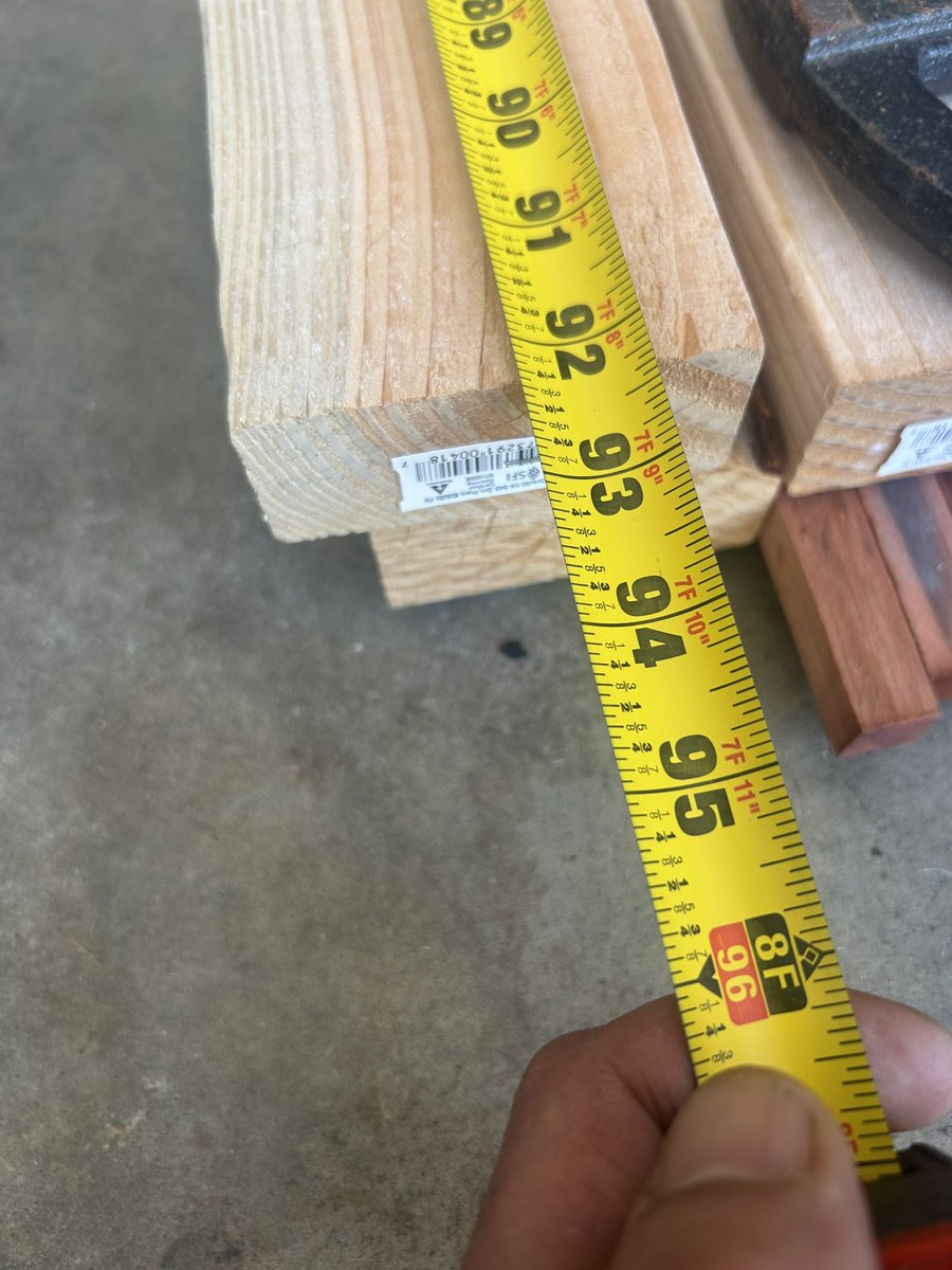 Remy R.E.D ✝️🇺🇸 (@theremyred) on Twitter photo Since when ??!!! <a href="/HomeDepot/">The Home Depot</a>
For over 20 years I’ve walked into your stores and never saw 92 1/4” 2x4’s
Went there yesterday and loaded up, like I always do. Didn’t even notice.
If it wasn’t an arts and crafts project I’d take them back and demand you pay for my gas 😂 Since when ??!!! <a href="/HomeDepot/">The Home Depot</a>
For over 20 years I’ve walked into your stores and never saw 92 1/4” 2x4’s
Went there yesterday and loaded up, like I always do. Didn’t even notice.
If it wasn’t an arts and crafts project I’d take them back and demand you pay for my gas 😂