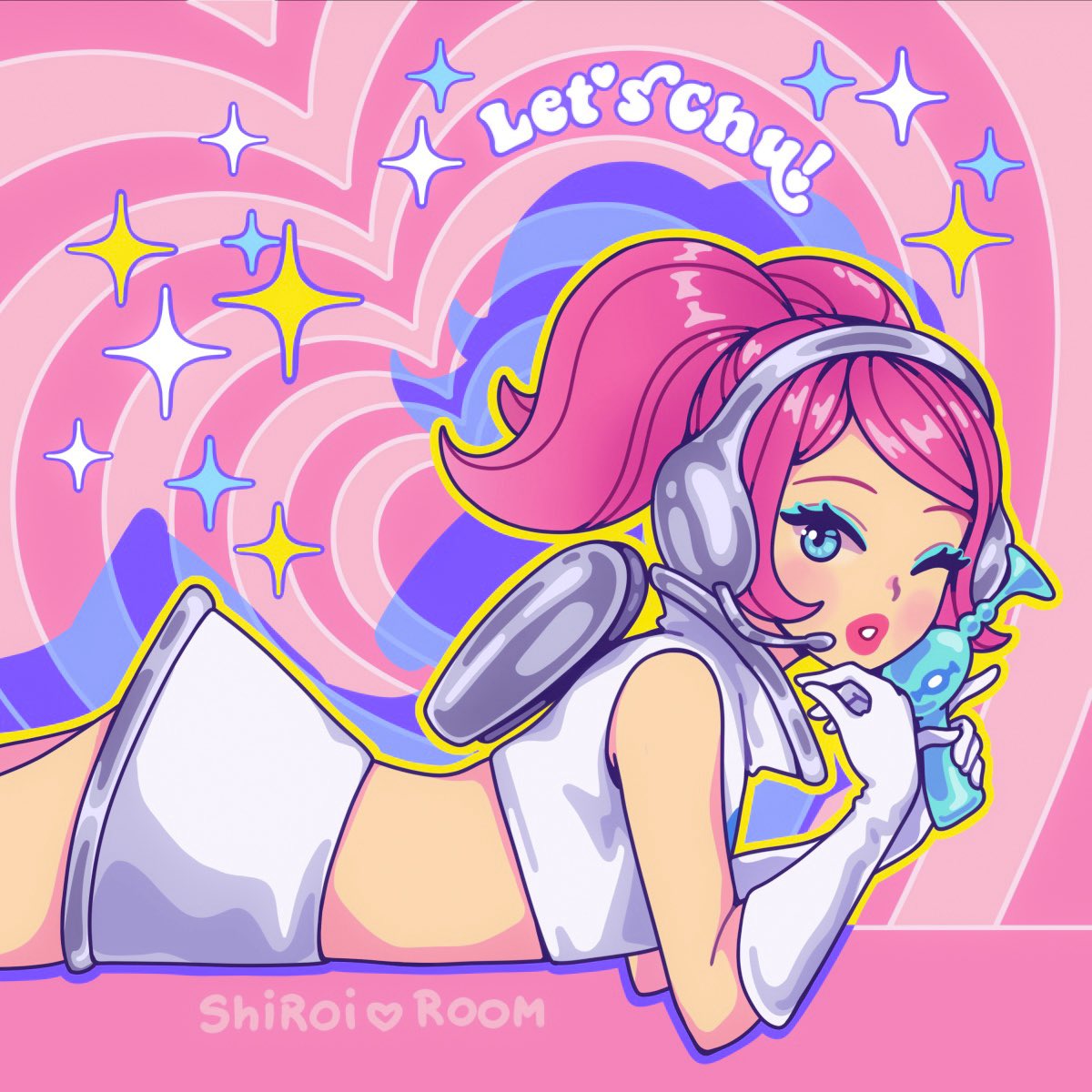 shiroiroom's tweet photo. Let’s dance and chu 💕💕💕 https://t.co/H0W0fV5gWW
