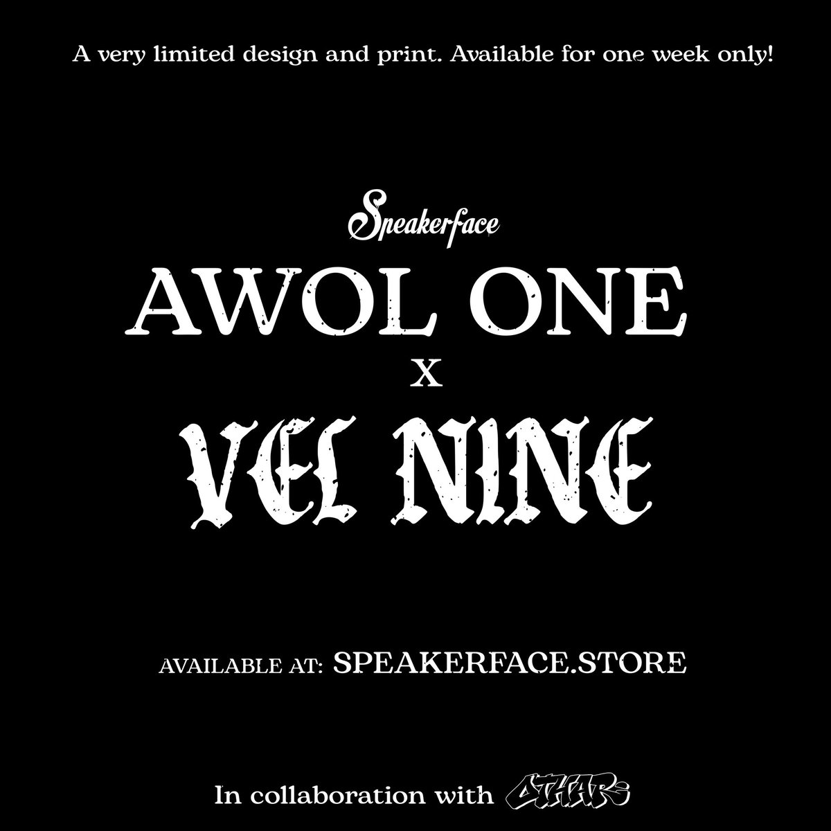 A limited design and print collaboration I’m doing with VEL NINE. Speakerface.store