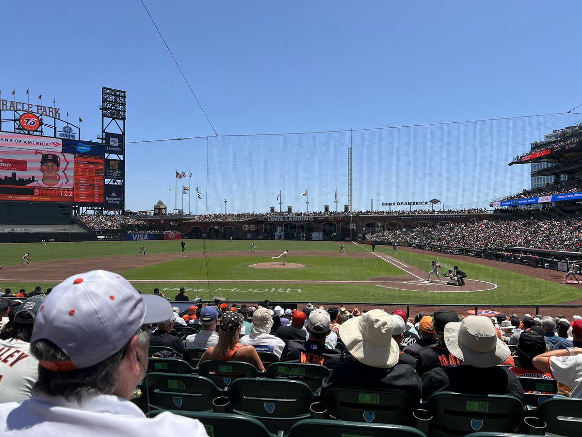I do miss this. It’s a beautiful day for a ballgame.
