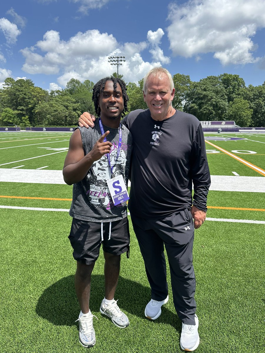 Josh8Hopkins's tweet image. Great visit @SewaneeFootball today! Thanks Coach Hight for the invite! @QBHitList @CoachDaniels06 @RecruitNE_GA @bowdonrecruits @CoachTM9