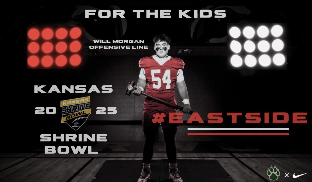 Blue Valley Southwest Football (@bvsw_wolfpack) on Twitter photo Tonight at 7 pm catch <a href="/WillMorgan54/">Will Morgan</a> and East side take on the West side in the 52nd annual Shrine Bowl <a href="/KSShrineBowl/">Kansas Shrine Bowl</a>. You can watch it at m.youtube.com/watch?v=CYKJgq… Tonight at 7 pm catch <a href="/WillMorgan54/">Will Morgan</a> and East side take on the West side in the 52nd annual Shrine Bowl <a href="/KSShrineBowl/">Kansas Shrine Bowl</a>. You can watch it at m.youtube.com/watch?v=CYKJgq…