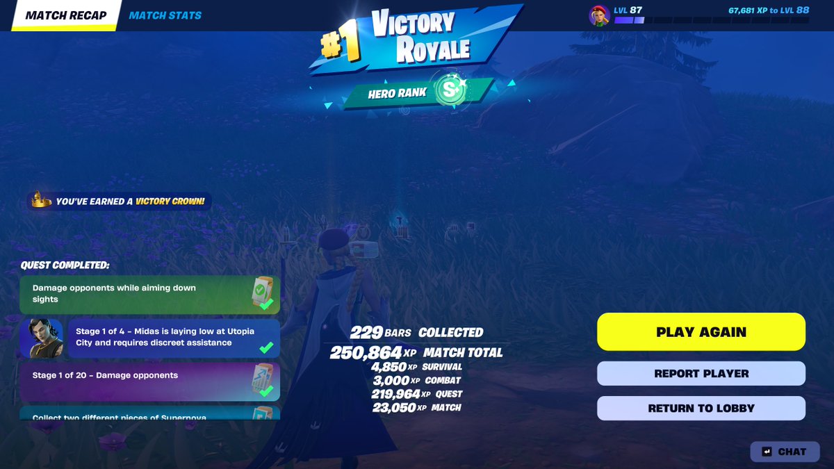 first game of the day... i take my leave now...