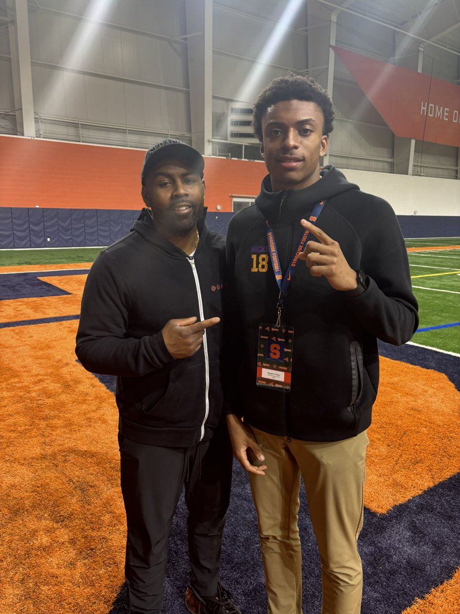 Kieghlin Hicks (@kieghlinh) on Twitter photo After a great conversation with @FranBrown, I’m excited and honored to receive an offer to continue my athletic and academic career with the hometown team! 🧡💙 <a href="/CuseFootball/">Syracuse Football</a>
<a href="/brucewill15/">Bruce Williams</a> <a href="/CBASyrFootball/">CBA Syracuse Football</a> <a href="/RealCoachBruno1/">Brian Bruno</a> After a great conversation with @FranBrown, I’m excited and honored to receive an offer to continue my athletic and academic career with the hometown team! 🧡💙 <a href="/CuseFootball/">Syracuse Football</a>
<a href="/brucewill15/">Bruce Williams</a> <a href="/CBASyrFootball/">CBA Syracuse Football</a> <a href="/RealCoachBruno1/">Brian Bruno</a>