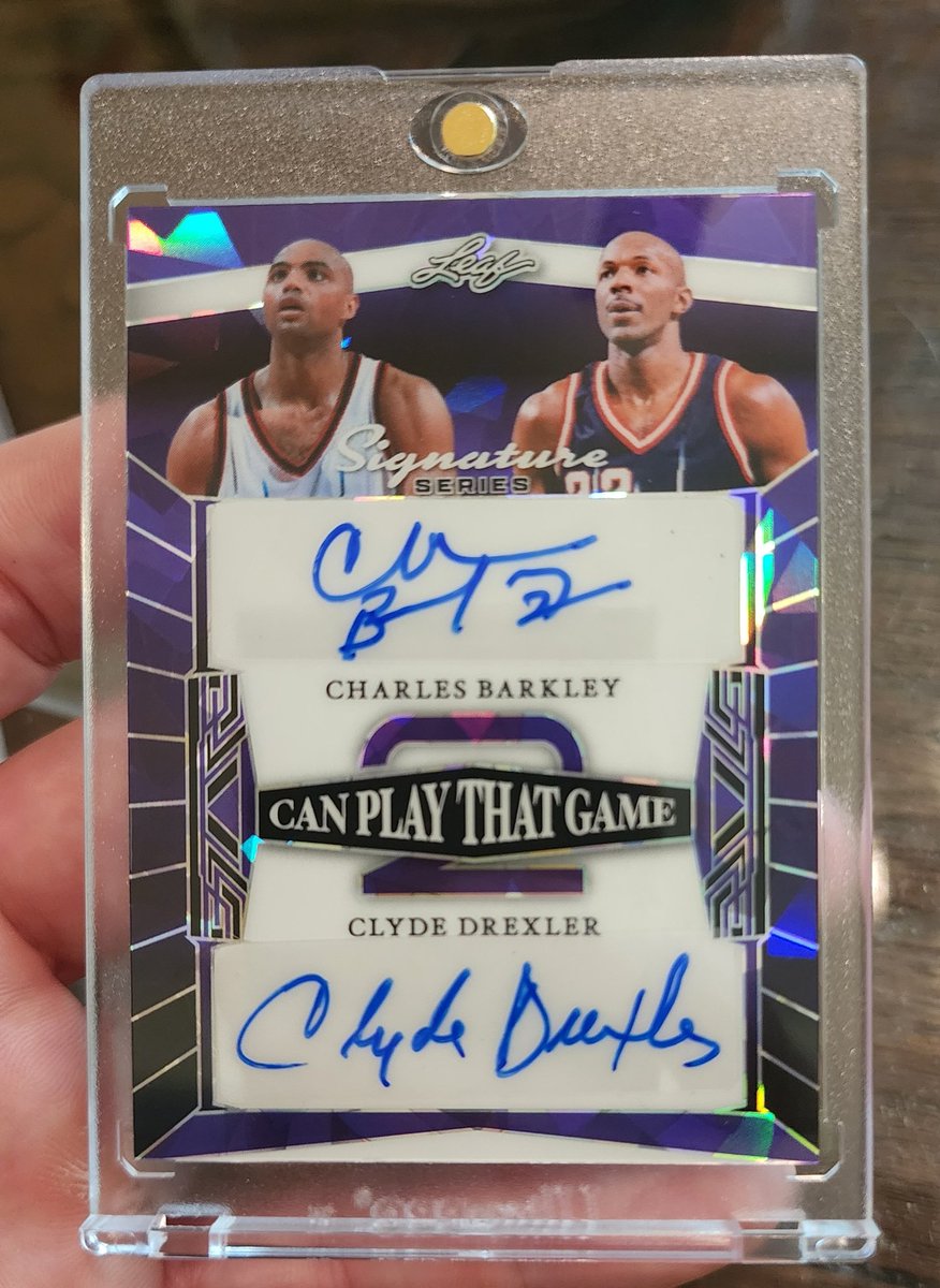 Barkley/Drexler 1/1, $130
--------
$5 flat rate shipping, stacks over $50 ship free