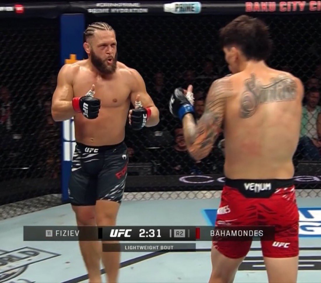 Boys being boys 
#UFCBaku