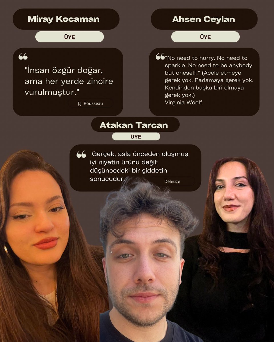 Ankara Üniversitesi Felsefe Topluluğu tweet media