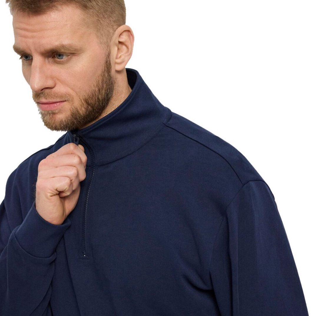Tall Fit North 56Denim 1/4 Zip Casual Top (Navy)
Special Price £20.00 was £39.95. 100% cotton sweat hoodie with half zip is the perfect blend of modern style and classic comfort. LT up to 4XLT. bigandtallmenswear.co.uk/e1057xt-tall-f… #tallmensclothing