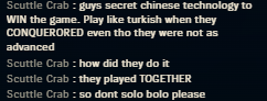Estaba preparado hasta para powerpoints de OTP Teemos jungla en lobby, pero esto me sorprendió