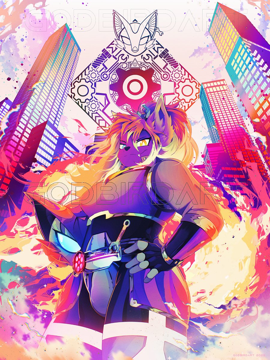 godbirdart's tweet image. γ CHROMATIC IGNITION γ πΊ
commission for tamamayfox