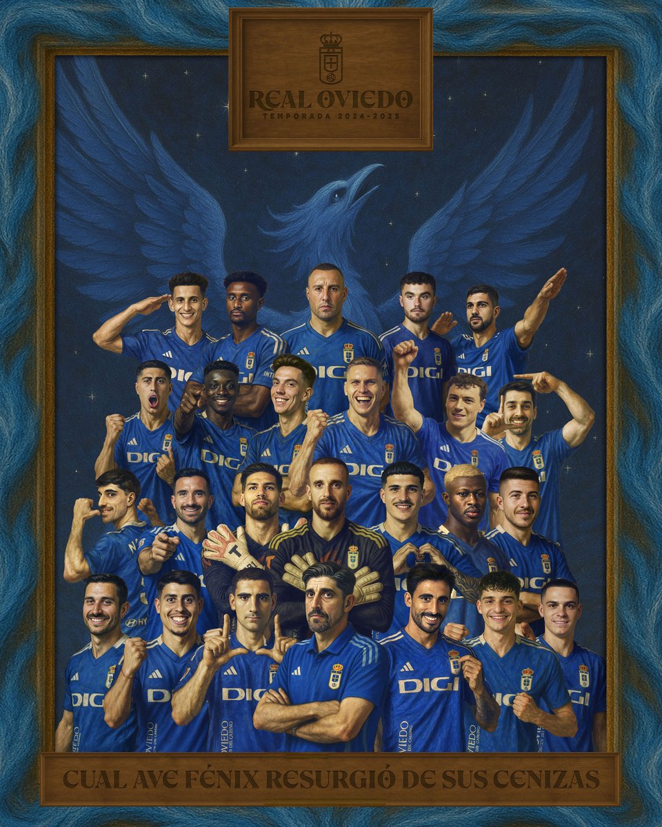 Y los hijos de tus hijos preguntarán por ellos… Sí, volvimos

#OviedoSiempreDePrimera
#HoyEsReal
#RealOviedo 🔵⚪️
