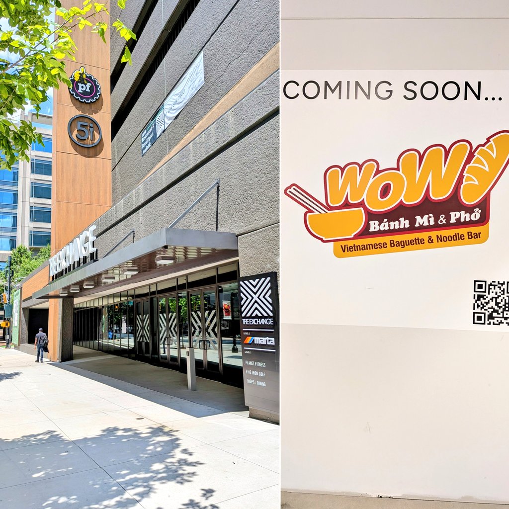 In "restaurants opening near MARTA rail stations" news...

White Windmill is putting a new bakery/cafe near Lindbergh Station.

Wow Banh Mi &amp; Pho is opening a store at the Exchange building at the north entrance of North Avenue Station. 

Transit Oriented Lunch 💯