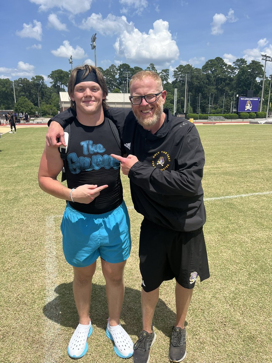 Daniel Honeycutt (@daniel_hnyctt26) on Twitter photo Had a great time at the <a href="/ECUPiratesFB/">ECU Football</a> camp today! I learned a lot and can’t wait to keep working! <a href="/OakGroveGrizzFB/">Oak Grove Football</a> <a href="/OGHSAthletics/">Oak Grove Athletics</a> <a href="/CoachCreason66/">Rob Creason</a> <a href="/Coach__Roy_Tesh/">Roy Tesh</a> <a href="/Coach_B_Harrell/">Coach Blake Harrell 🏴☠️🏴☠️🏴☠️</a> <a href="/lgware/">lance ware</a> <a href="/Luke_Mullett/">Luke Mullett</a> Had a great time at the <a href="/ECUPiratesFB/">ECU Football</a> camp today! I learned a lot and can’t wait to keep working! <a href="/OakGroveGrizzFB/">Oak Grove Football</a> <a href="/OGHSAthletics/">Oak Grove Athletics</a> <a href="/CoachCreason66/">Rob Creason</a> <a href="/Coach__Roy_Tesh/">Roy Tesh</a> <a href="/Coach_B_Harrell/">Coach Blake Harrell 🏴☠️🏴☠️🏴☠️</a> <a href="/lgware/">lance ware</a> <a href="/Luke_Mullett/">Luke Mullett</a>