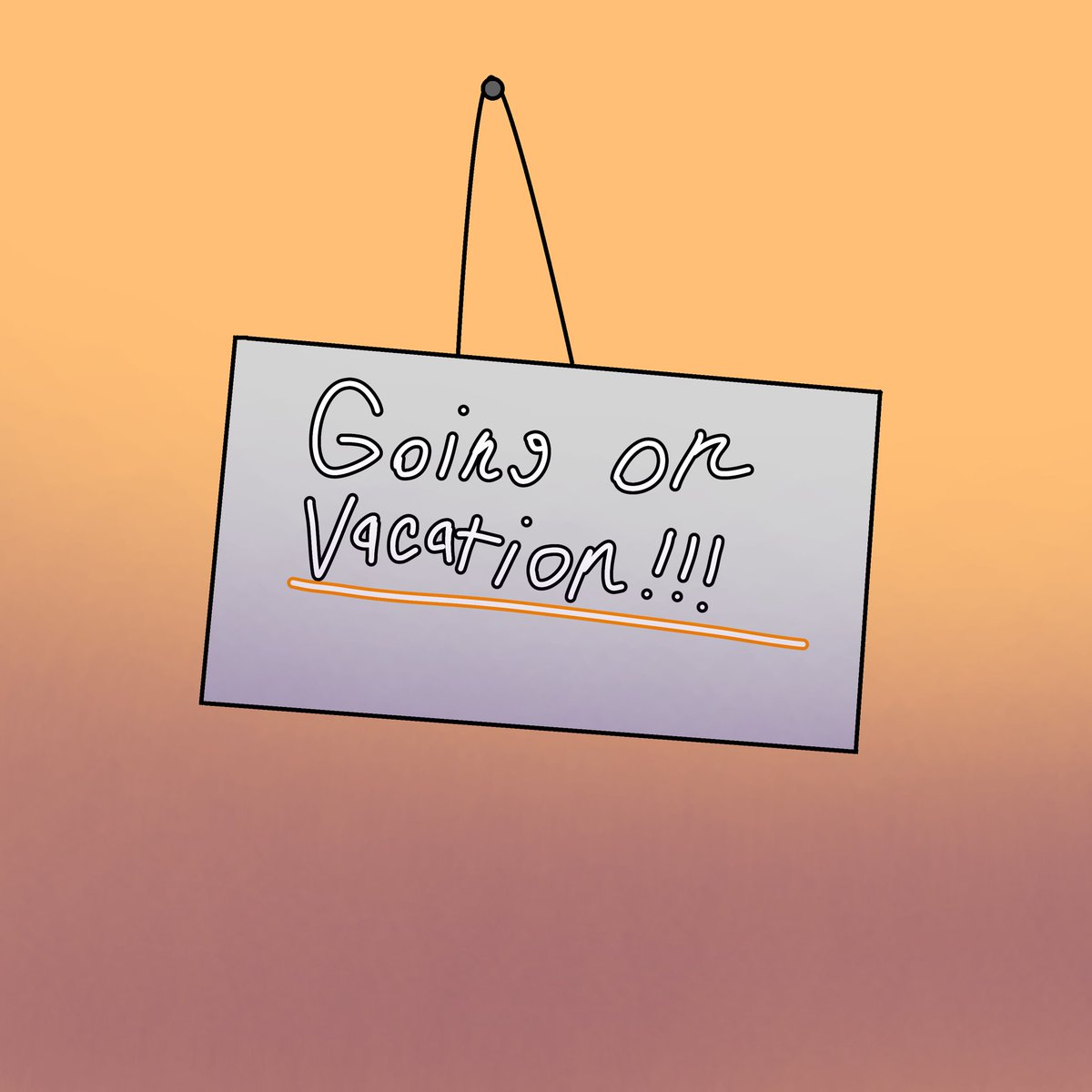 Hey #artmoots im staying at a friend's place till monday so I won't have any new art till then
