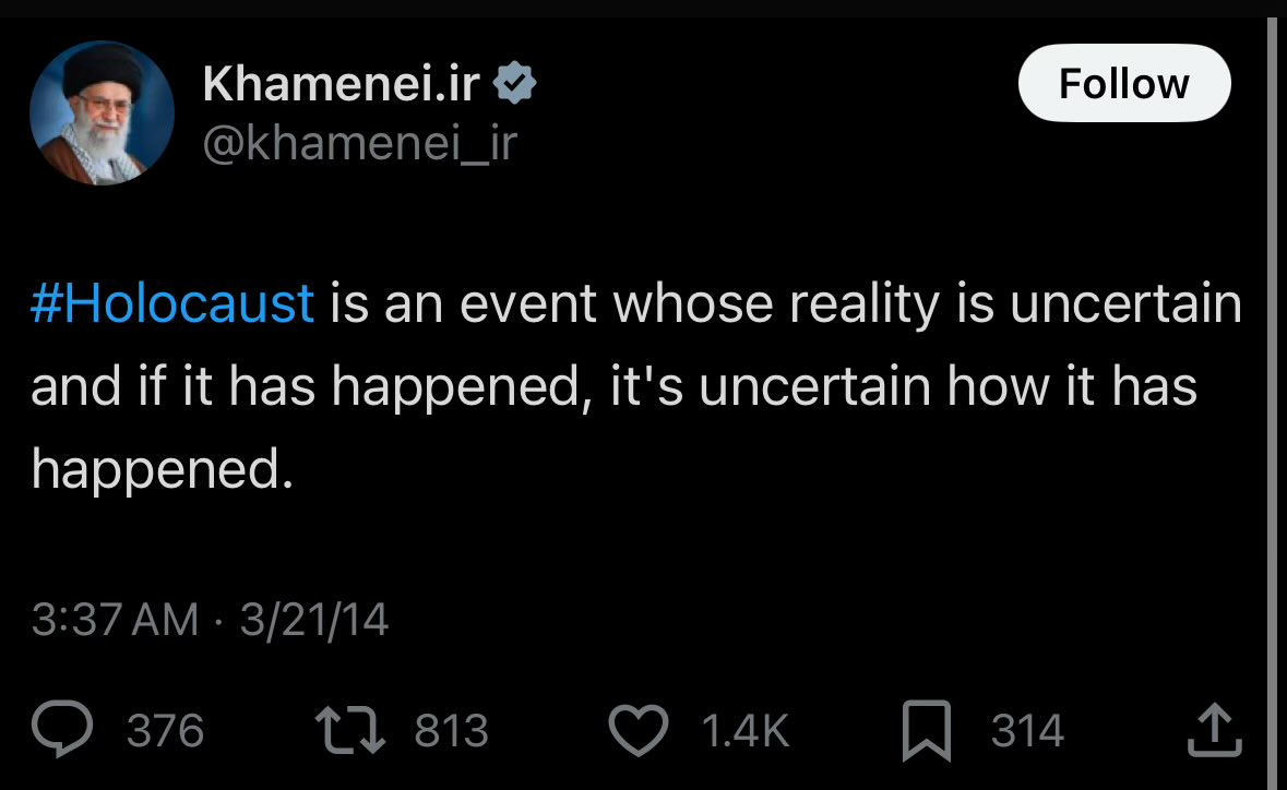Ayatollah Khamenei's old tweets