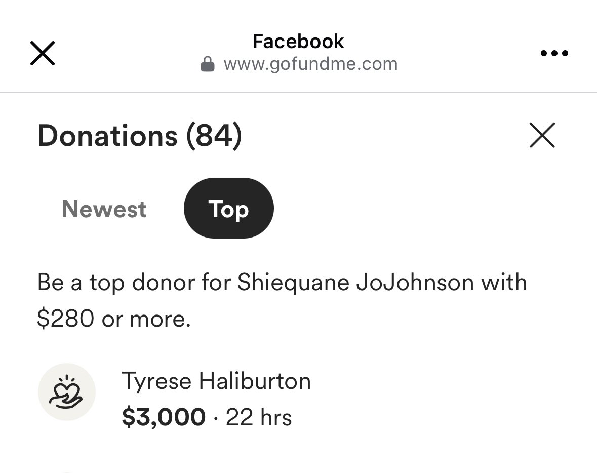 KarlWinterTV's tweet image. After @CPetersonNews’ story about the community stepping up to help a beloved local restaurant owner aired, it appears #Pacers star and #Oshkosh native Tyrese Haliburton donated to the cause.