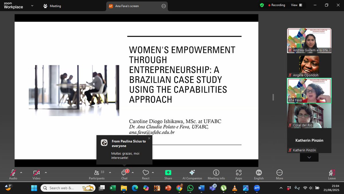 I Learner I Trainer I Forex trader I Blogger (@angiethelearner) on Twitter photo Innovation isn't gender-neutral. 📄 Patents, 💸 pay gaps, 🪜 empowerment—three studies spotlight barriers and solutions. Let’s transform systems with intersectional policy, inclusive ecosystems, and collective action. #GenderEquity #FeministEconomics #IAFFE2025 <a href="/IAFFE/">International Association for Feminist Economics</a> Innovation isn't gender-neutral. 📄 Patents, 💸 pay gaps, 🪜 empowerment—three studies spotlight barriers and solutions. Let’s transform systems with intersectional policy, inclusive ecosystems, and collective action. #GenderEquity #FeministEconomics #IAFFE2025 <a href="/IAFFE/">International Association for Feminist Economics</a>
