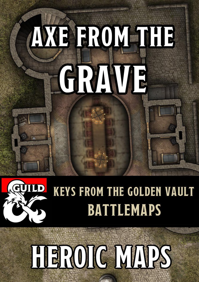 Heroic Maps (@heroicmaps) on Twitter photo We're pleased to say that we've just released a full set of battlemaps for the Axe From the Grave adventure in Keys from the Golden Vault. Day and night versions of the Conservatory, plus the other locations in the adventure.
Now at <a href="/dms_guild/">Dungeon Masters Guild</a>
dmsguild.com/product/527101… We're pleased to say that we've just released a full set of battlemaps for the Axe From the Grave adventure in Keys from the Golden Vault. Day and night versions of the Conservatory, plus the other locations in the adventure.
Now at <a href="/dms_guild/">Dungeon Masters Guild</a>
dmsguild.com/product/527101…