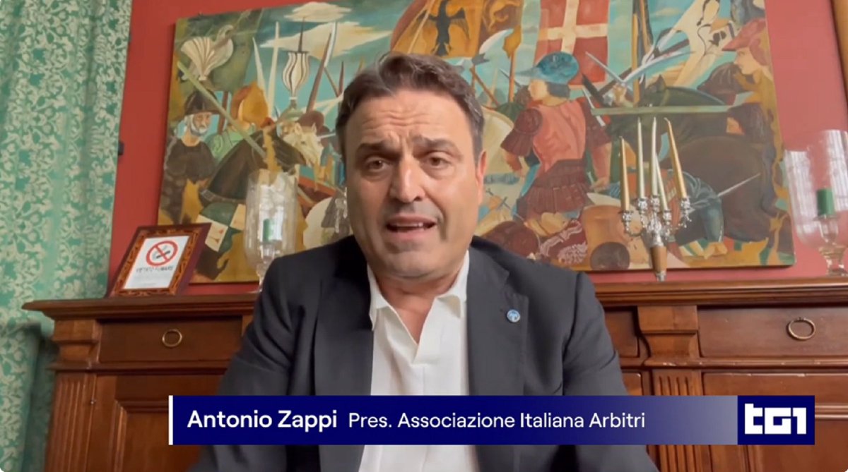 #Violenza sugli #arbitri: il Presidente dell'#AIA Antonio Zappi al TG1 sulla modifica del codice penale. Guarda il video: aia-figc.it/news/violenza-… #calcio #sport