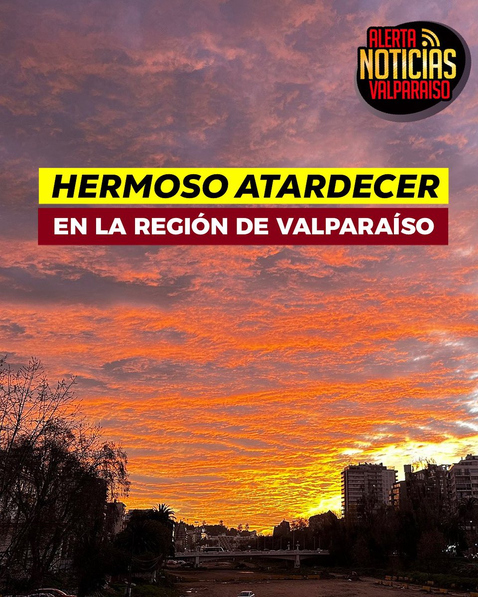 ¿Desde dónde lo ves? <a href="/marcodebcn/">Marco Antonio 🇪🇸🇨🇱🇪🇺🇬🇧</a> , vía Twitter, nos envía este hermoso registro de Viña del Mar