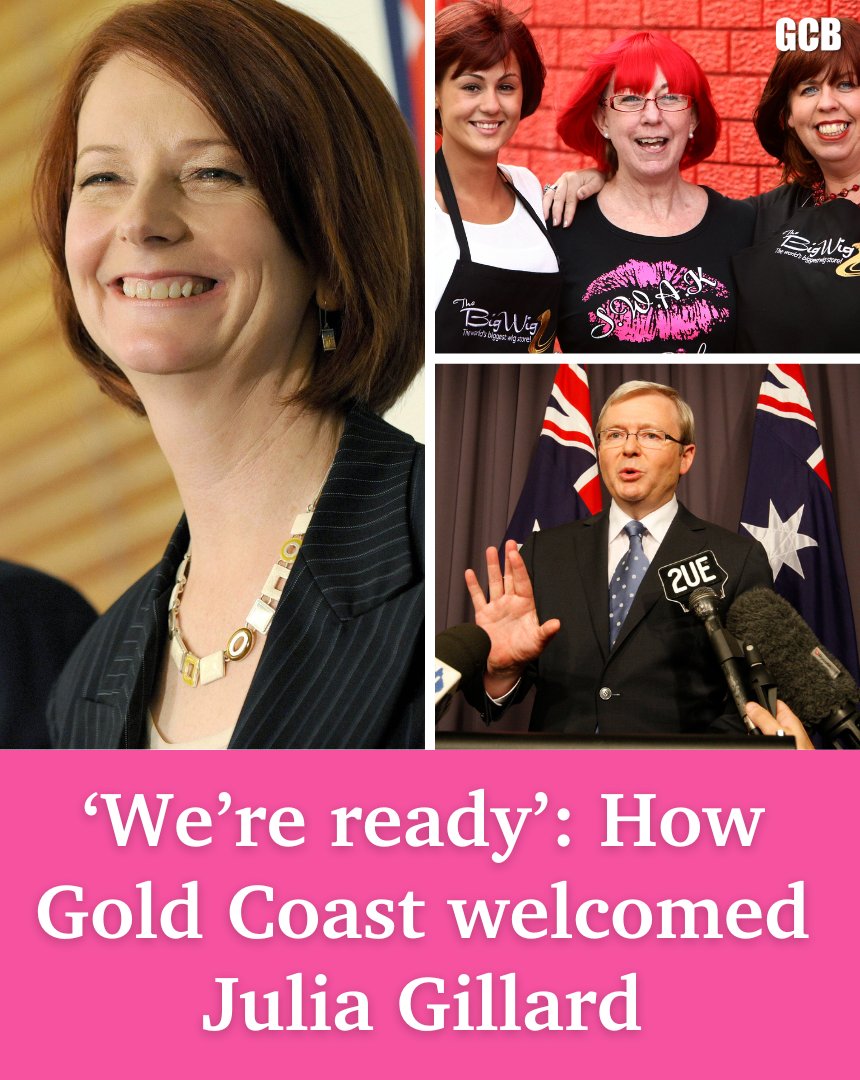 Gold Coast Bulletin (@gcbulletin) on Twitter photo Julia Gillard’s rise to the prime ministership 15 years ago divided Gold Coasters, with many declaring Australia was ready for a woman in the role.
<a href="/GCS_Pottsy/">Andrew Potts</a>
WHAT THEY SAID: ➡️ bit.ly/4ed9AKE Julia Gillard’s rise to the prime ministership 15 years ago divided Gold Coasters, with many declaring Australia was ready for a woman in the role.
<a href="/GCS_Pottsy/">Andrew Potts</a>
WHAT THEY SAID: ➡️ bit.ly/4ed9AKE
