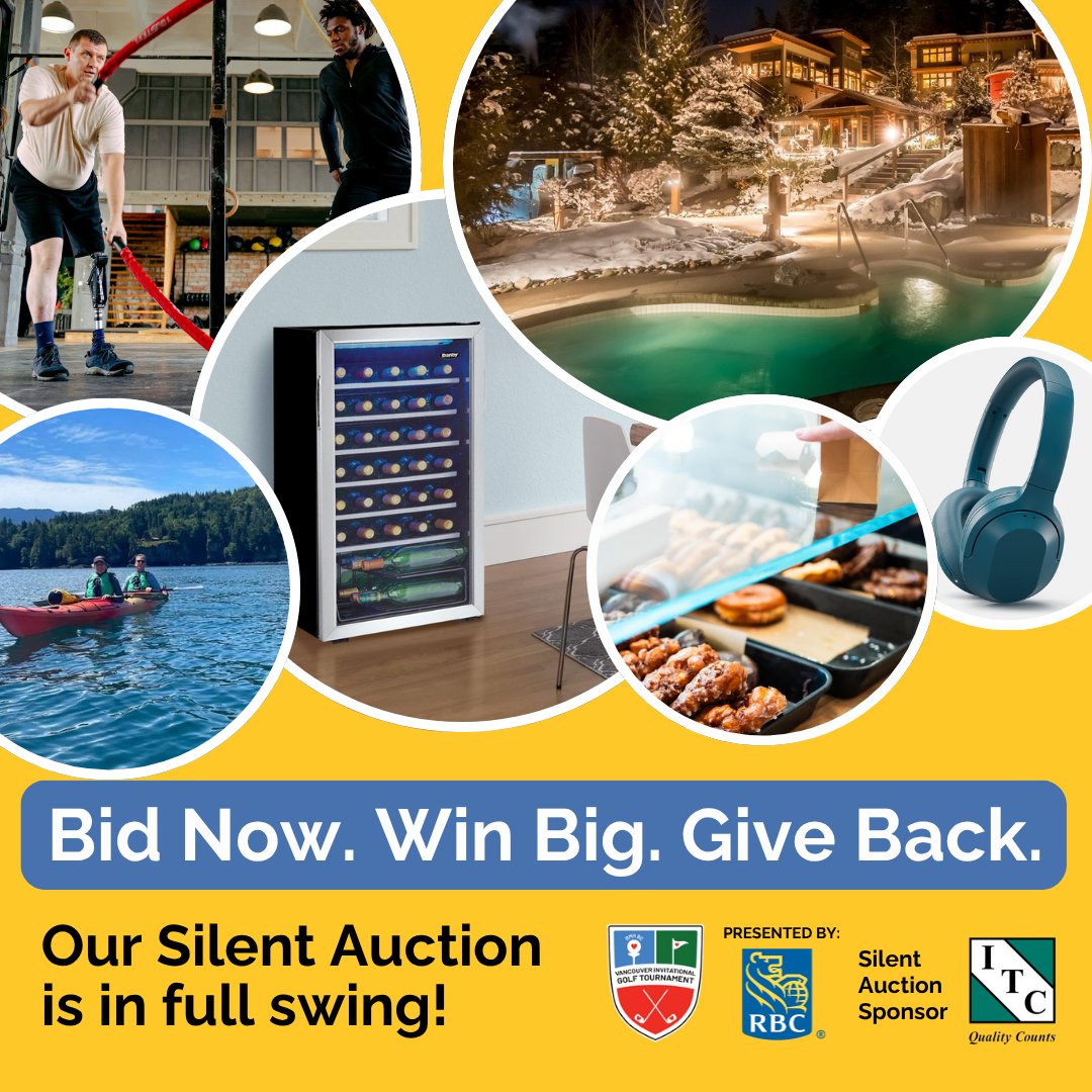 🔥 New Items Added – Bidding’s Heating Up!

Our Silent Auction is open to everyone—on or off the course. From getaways to local gems, every bid supports families at RMH BC &amp; Y. 💛

🕖 Closes June 24 at 7PM
📲 Bid now: bit.ly/4kR3PF4

#RMHBCY #SilentAuction #BidForGood