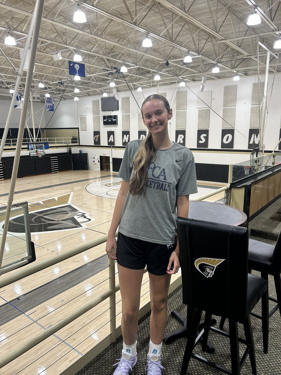 Gabby DeBord (@gabbydebord) on Twitter photo Thank you <a href="/Coach_JB_/">Jonathon Barbaree</a> and Coach Maya for a great camp today <a href="/AUTrojansWBB/">Anderson Women’s Basketball</a>
Looking forward to a future visit this fall. Thank you <a href="/Coach_JB_/">Jonathon Barbaree</a> and Coach Maya for a great camp today <a href="/AUTrojansWBB/">Anderson Women’s Basketball</a>
Looking forward to a future visit this fall.