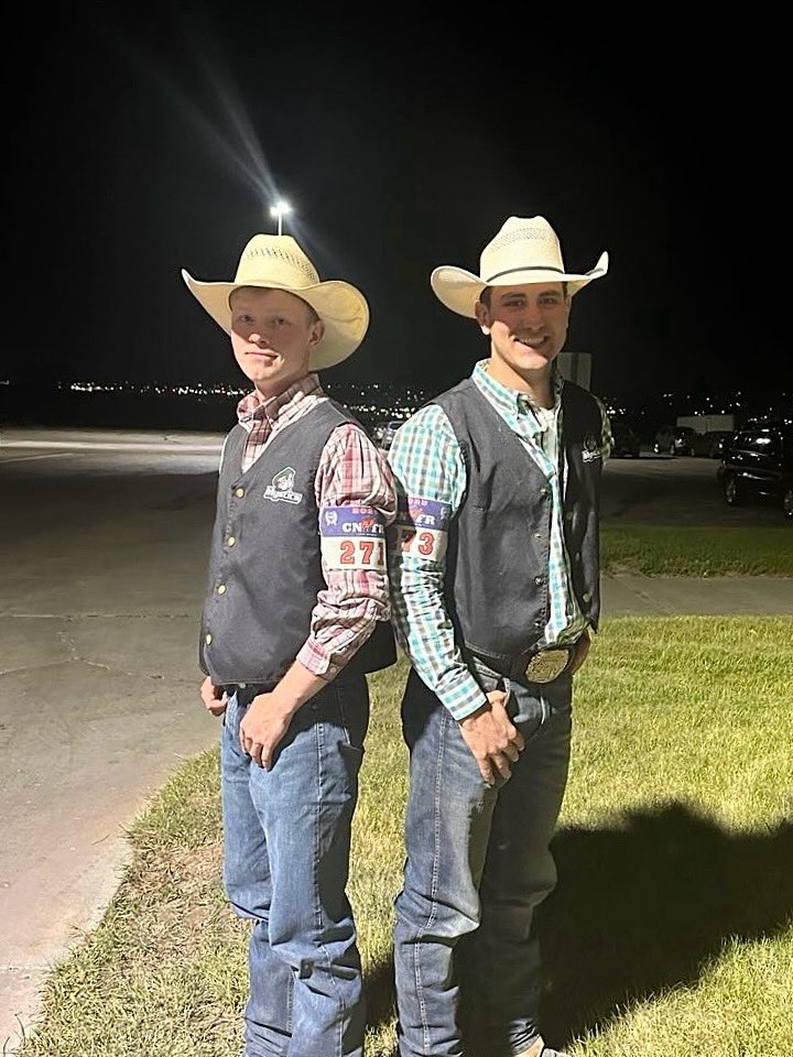 Tonight. 8 PM. Short Go Finals.

Cael Hilzendeger in team roping.

Hadly Erickson in steer wrestling. 

It all comes down to this.

Streaming on watchespn.com

#CNFR2025 #MysticNation