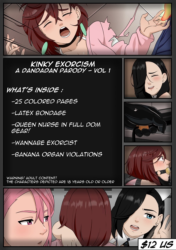 Helping my friend HK in the release of his new comic for sale by Rachijuuni featuring Momo, Aira and Queen from Dandadan. Momo gets tied up by Queen and ravaged at the school. Give it a look!
payhip.com/b/hV17p