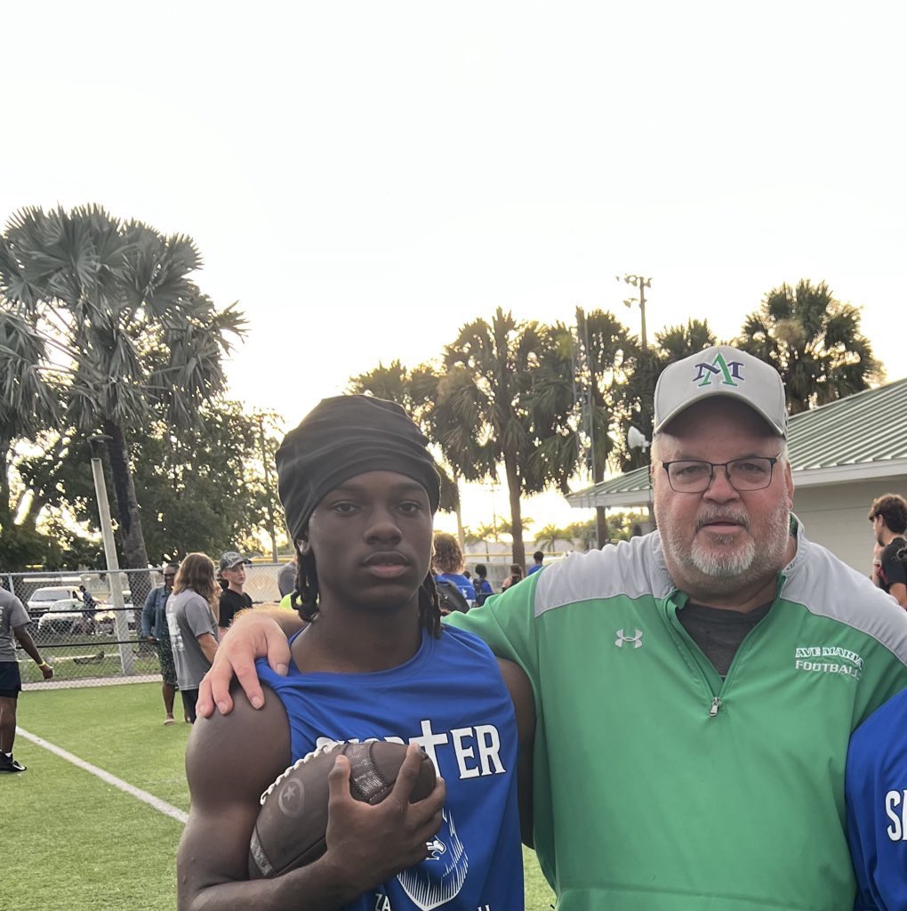 Richard McClary (@r5chardmcclary) on Twitter photo After a great conversation with <a href="/22Klac/">John Klacik</a> I am blessed to receive an offer from Ave Maria University <a href="/GyreneFootball/">Ave Maria Football</a> #agtg #Recruitthebay
<a href="/EBIndiansFB/">East Bay Football</a> <a href="/PrepRedzoneFL/">Prep Redzone Florida</a> <a href="/BigCountyPreps1/">BCP SPORTS</a> <a href="/tampafootballFL/">Tampa Bay Football</a> <a href="/Andy_Villamarzo/">Andy Villamarzo</a> <a href="/MyersM3/">Matt Myers</a> <a href="/CoachTony247/">COACH TONY ALTMAN</a> <a href="/CoachD_Simmons/">DeAndra’ Simmons</a> <a href="/srieger1981/">Coach Rieger</a> <a href="/CSAPrepStar/">PREPSTAR</a> After a great conversation with <a href="/22Klac/">John Klacik</a> I am blessed to receive an offer from Ave Maria University <a href="/GyreneFootball/">Ave Maria Football</a> #agtg #Recruitthebay
<a href="/EBIndiansFB/">East Bay Football</a> <a href="/PrepRedzoneFL/">Prep Redzone Florida</a> <a href="/BigCountyPreps1/">BCP SPORTS</a> <a href="/tampafootballFL/">Tampa Bay Football</a> <a href="/Andy_Villamarzo/">Andy Villamarzo</a> <a href="/MyersM3/">Matt Myers</a> <a href="/CoachTony247/">COACH TONY ALTMAN</a> <a href="/CoachD_Simmons/">DeAndra’ Simmons</a> <a href="/srieger1981/">Coach Rieger</a> <a href="/CSAPrepStar/">PREPSTAR</a>