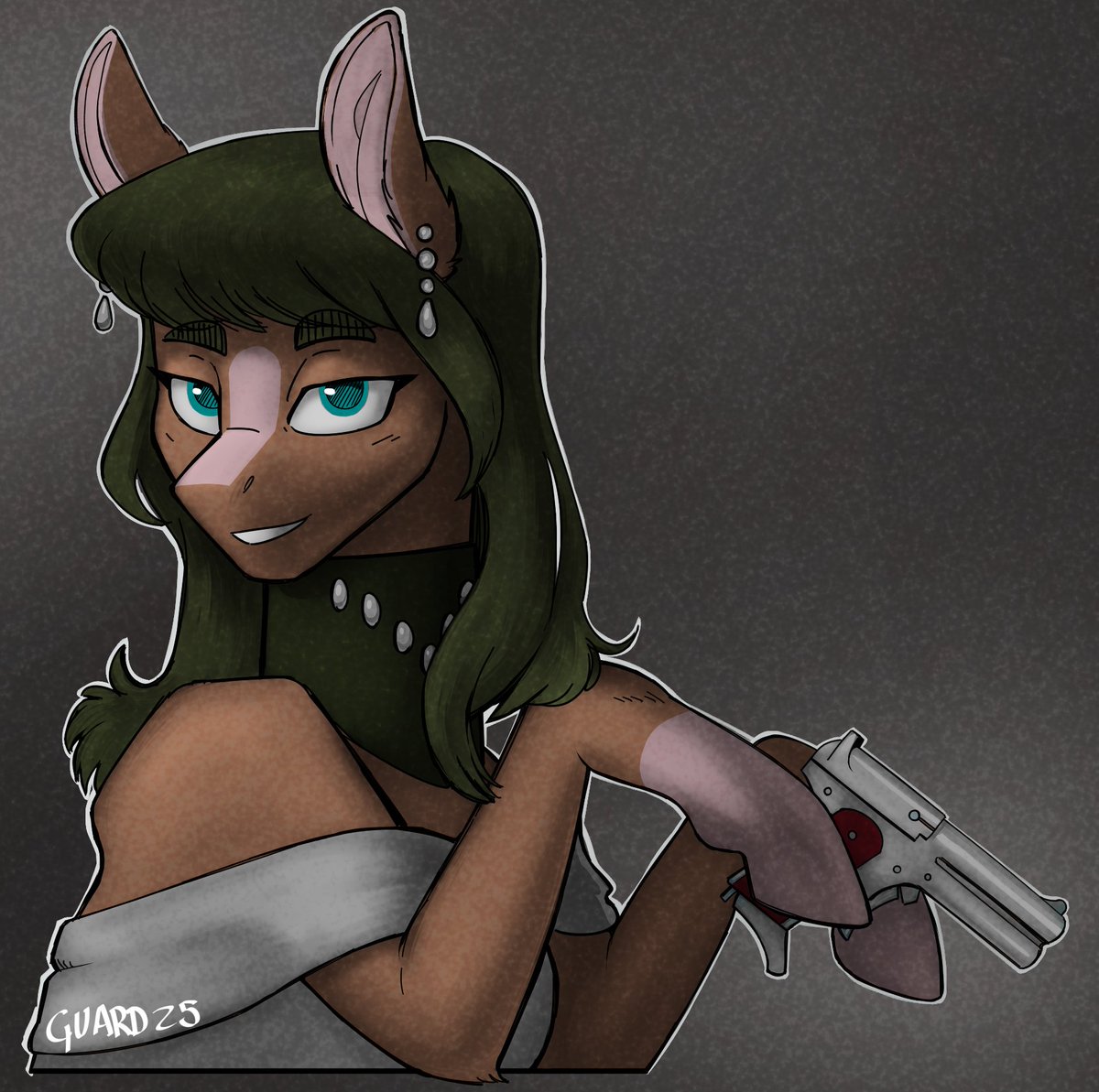 guard_mod's tweet image. A mysterious mare approaches. Who is she?