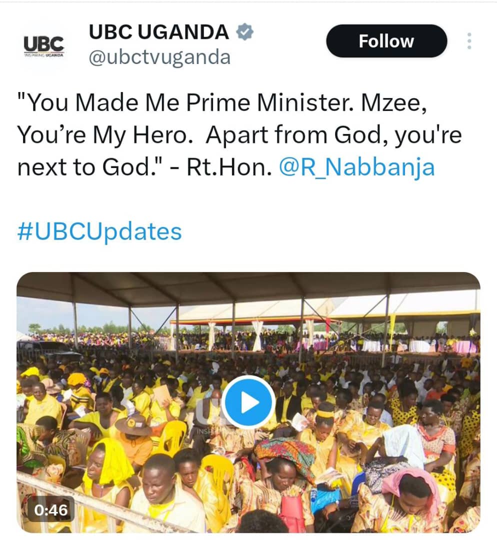 JoelSsenyonyi's tweet image. These women who keep likening Mr. Museveni to God; is it just foolishness, or the latest way of boot-licking...or both??