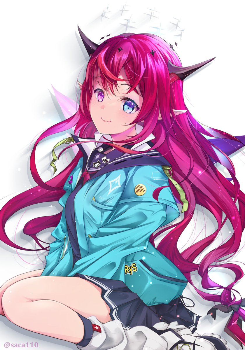 saca110's tweet image. My take on IRyS as a cute anime girl!
#IRySart #hololiveEN